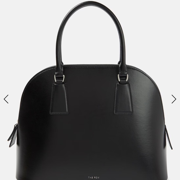 The Row Elegant Black Leather Shoulder Bag - Picture 6 of 6